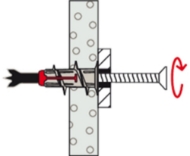 Afbeeldingen van Fis Gipsplaatplug DuoBlade K NV (10st)