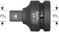 Afbeeldingen van Rotec kracht verloopstuk 1/2" - 3/4"