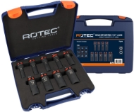 Afbeeldingen van Rotec krachtdoppenset 1/2" lang 6-delig