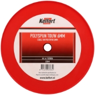 Afbeeldingen van Kelfort touw  6mm polyspun geel  220m