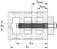 Afbeeldingen van Fis injectiehuls M6-M8 (90mm boordiepte)