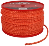 Afbeeldingen van Kelfort touw 6mm polypr oranje 100m geslagen
