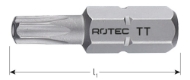 Afbeeldingen van Rotec schr.bit T15, L=25, C6.3 met gat [10]