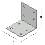 Afbeeldingen van GB versterk.hoek 60x60x60mm 2mm dik