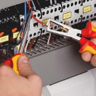Afbeeldingen van Afstriptang VDE 160mm mc-greep Knipex
