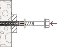 Afbeeldingen van Fis kozijnplug SXR-L 10x200 FUS 6k-kop (50st)