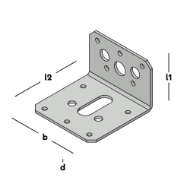 Afbeeldingen van Hoekanker vz 40x60/60x2 gb