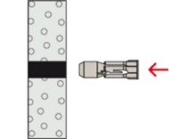 Afbeeldingen van Fis hollewandplug pd10s