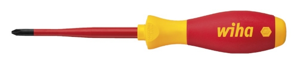 Afbeeldingen van Schroevendr. slimFix VDE PH 1 x 80mm Wiha