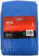 Afbeeldingen van Kelfort dekzeil met ringen 8x10 meter blauw