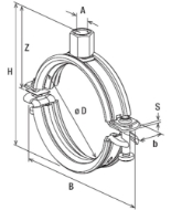 Afbeeldingen van Fis samontec beugel frs-plus m8x67-75