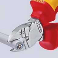 Afbeeldingen van Afstrip-zijsnijtang 160mm VDE Knipex