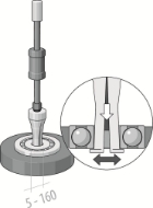 Afbeeldingen van Ged glij-hamertrekker 200gr