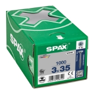 Afbeeldingen van Spax spaanplaatschroef Univ. T10 DD 3,0x35 