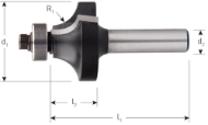 Afbeeldingen van Rotec HM afrondprofielfrees ø31,8x47