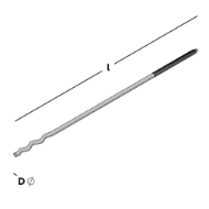 Afbeeldingen van UNI-slagspouwanker 250 Ø4 SL 4,6x60 rvs316316