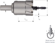 Afbeeldingen van Rotec gatzaag HM heavy duty 18mm