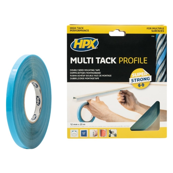 Afbeeldingen van Dubbelzijdige Multi-tack tape - semi-tra