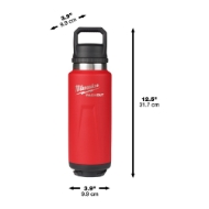 Afbeeldingen van PACKOUT™ 1065 ml fles met deksel rood