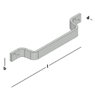 Afbeeldingen van Handgreep 210 25x5 EV