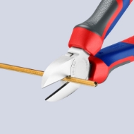 Afbeeldingen van Zijsnijtang verchr. 180mm mc-greep Knipex