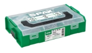 Afbeeldingen van Spax ass.koffer L-Boxx Mini platkop Tx 6 afm.