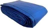Afbeeldingen van Kelfort dekzeil met ringen 8x10 meter blauw