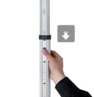Afbeeldingen van Telescopische baak alu 5mtr. 5del./mm