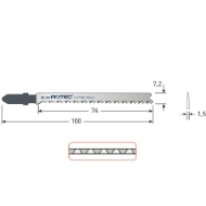 Afbeeldingen van Rotec decoupeerzaagblad DC200 / T101B [5]