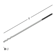 Afbeeldingen van UNI-slagspouwanker 275 Ø4 SL 4,6x60 rvs316316