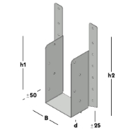 Afbeeldingen van Raveeldrager met strip 225/71x139 1 sv v