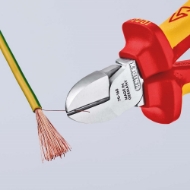 Afbeeldingen van Zijsnijtang VDE 160mm mc-greep Knipex