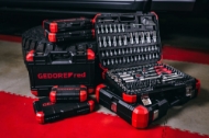 Afbeeldingen van Ged dopsleutelset 1/2"+3/8"+1/4" 172del.