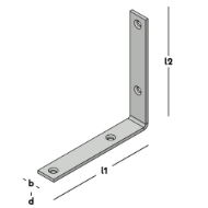 Afbeeldingen van Dorpelhoek zwaar 150x150 25x4 zink magnesium