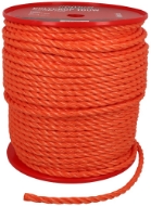Afbeeldingen van Kelfort touw 8mm polypr oranje 100m geslagen
