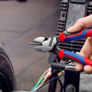 Afbeeldingen van Krachtzijsnijtang 200mm 2c-gr. Knipex