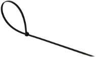 Afbeeldingen van Kelfort kabelbinder 368x4.8mm zwart 100/stuks