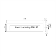 Afbeeldingen van Briefplaat  elox bidr.m/v 957