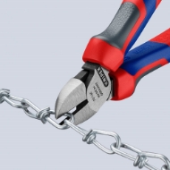 Afbeeldingen van Zijsnijtang gepol. 160mm mc-greep Knipex