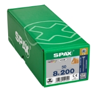 Afbeeldingen van Spax spaanplaatschroef Univ. T40 DD 8,0x200