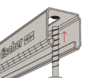 Afbeeldingen van Fis montagerail fls17/1.0 31x17mm verz. 2mtr.
