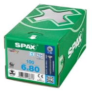 Afbeeldingen van Spax sp.plaatschroef Univ. T20 VD 6,0x80 a2