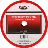 Afbeeldingen van Kelfort voetketting 3mm geg. 30m