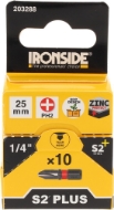 Afbeeldingen van Iro bit 1/4'' 25mm PH2 verp. á 10 stuks