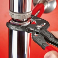 Afbeeldingen van Syphon-grijper gepol. 250mm m.bekken Knipex 