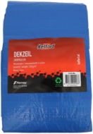 Afbeeldingen van Kelfort dekzeil met ringen 6x8 meter blauw