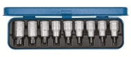 Afbeeldingen van Ged dopsleutel-schroevendraaierset 1/2" 9-dlg