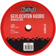 Afbeeldingen van Kelfort koord 6mm gevl. wit 200m