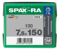 Afbeeldingen van Spax RA betonschroef T30 cil.kop 7,5x150