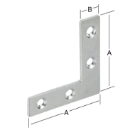 Afbeeldingen van Raamhoeken 50x10x1,5mm vz
